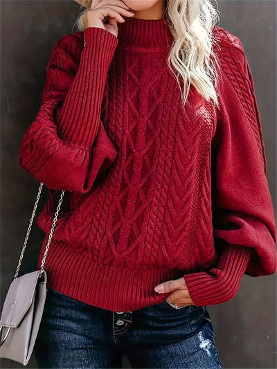 Tinsley – Lässiger Langarm Strickpullover