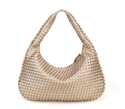 Estelle - Große handgewebte Schultertasche für Damen