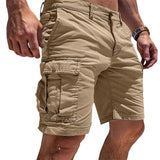 THARNULF | STILVOLLE HERREN-CARGO-SHORTS in Khaki