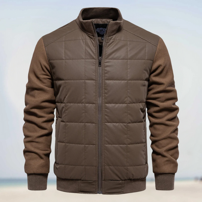 JURGEN - GESTEPPTE JACKE MIT ÄRMELN AUS STRICKSTOFF