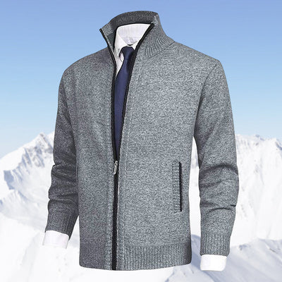 Arnie - Klassische Herren Strickjacke mit Kragen
