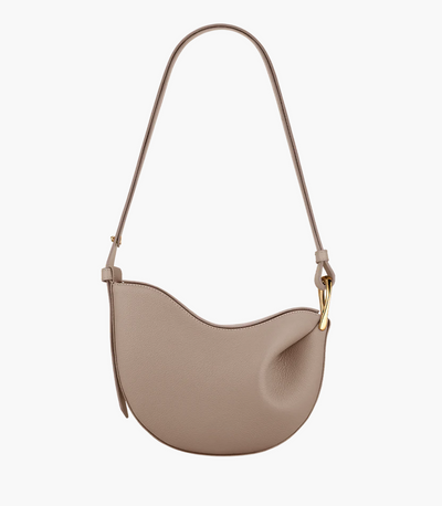 Tote Bag Damen Vegan – Große Schultertasche aus Kunstleder in Cognac