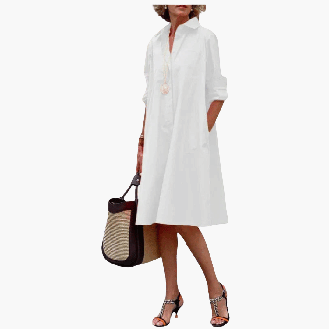 Marie | Stylisches Polo-Kleid aus Premiumstoff