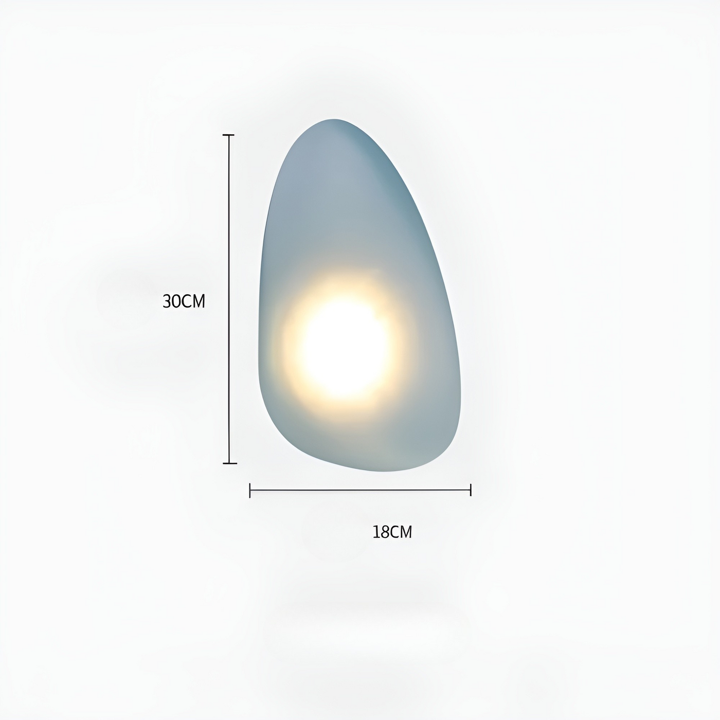LumePebble Light – Nordische Kieselstein-Style LED-Wandleuchte