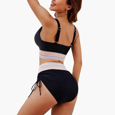 Eleganter High-Waist Damen - Bikini mit Bauchkontrolle