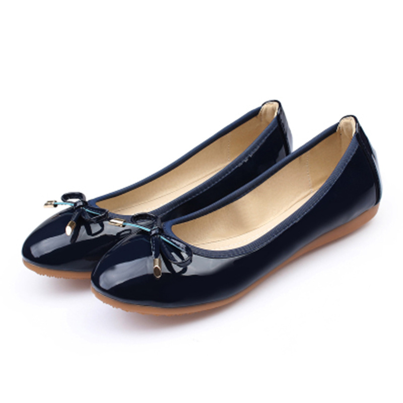 Melyssa - flache Damenschuhe mit Schleife