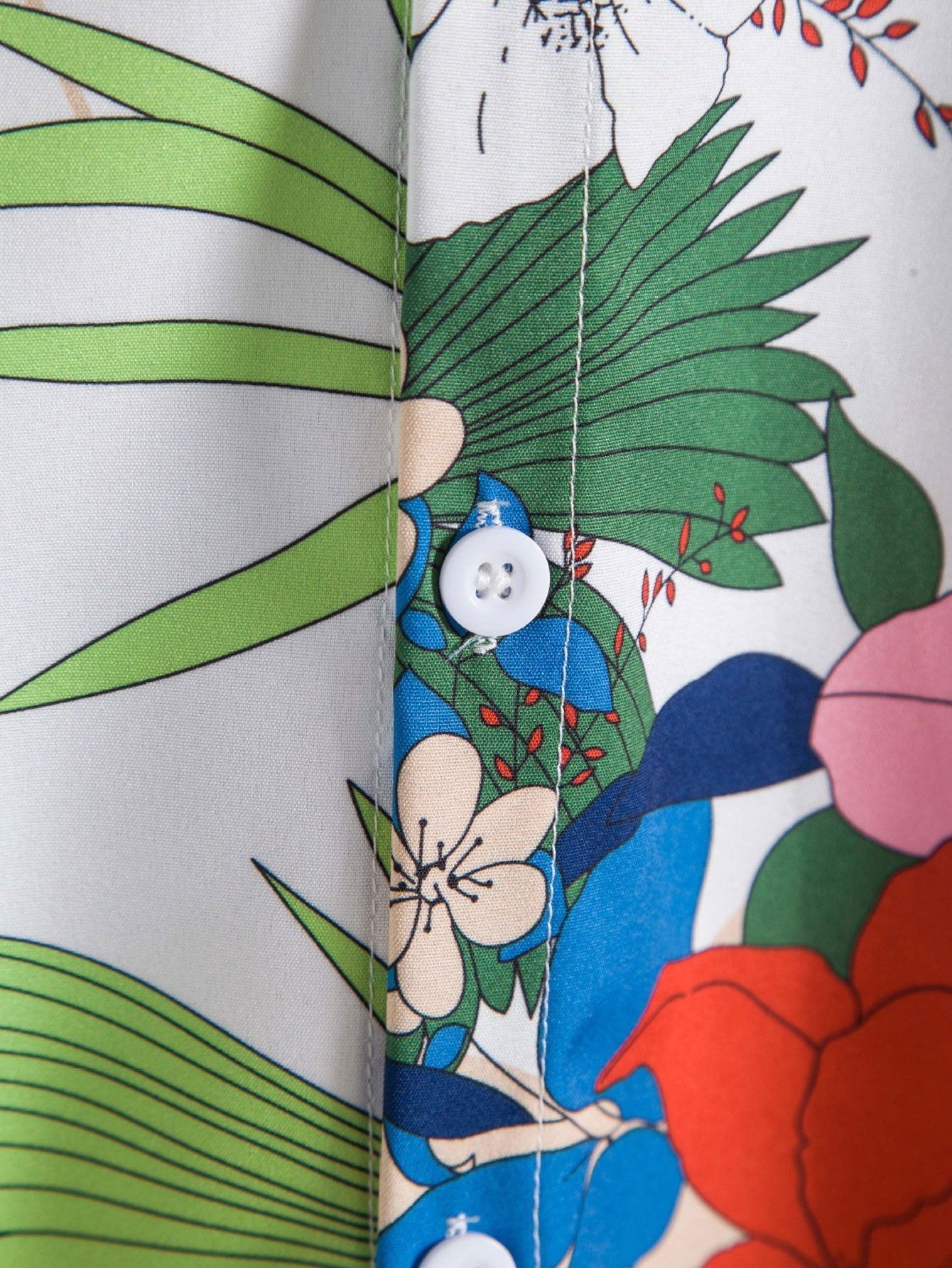 Resort-Mieder mit floraler Stickerei