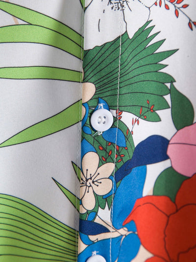 Resort-Mieder mit floraler Stickerei