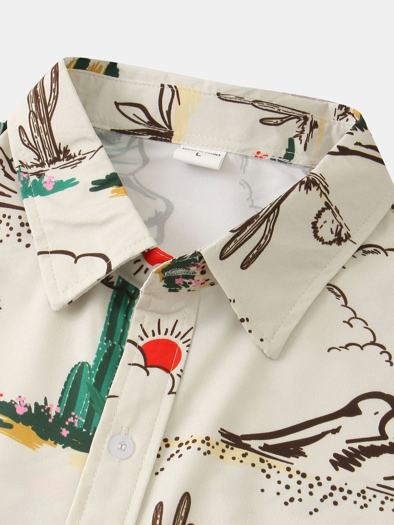 Shirt mit Kaktusmuster