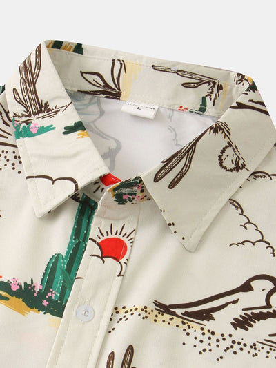 Shirt mit Kaktusmuster