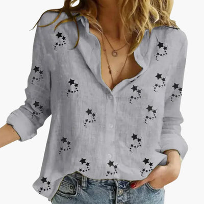 Elegante Bluse mit Blumenmuster für Damen - Stilvoll & Vielseitig