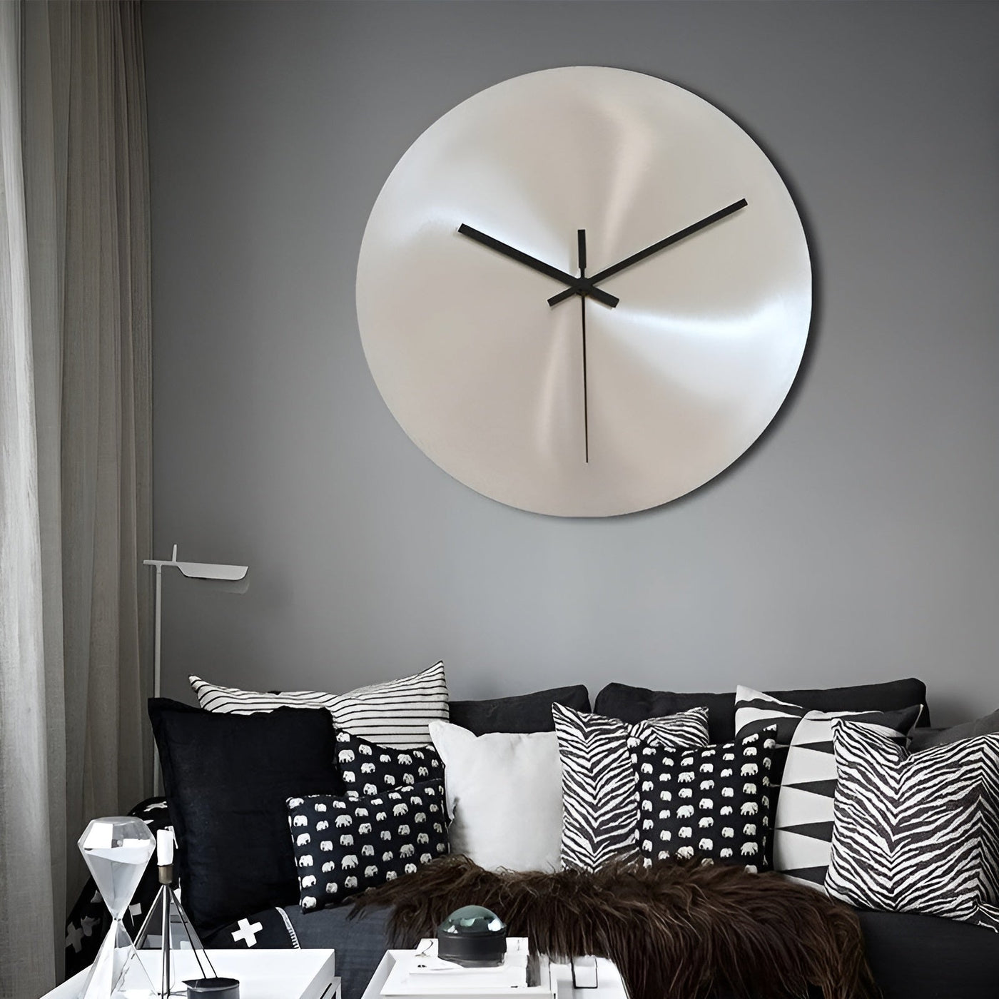 SteelTime Clock - Stilvolle Stahl 3D-Wanduhr