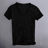 Brett – Bequemes, lässiges Herren-T-Shirt in Schwarz