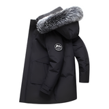 Crosby - Herrenjacke mit Kapuze in Schwarz / Grau