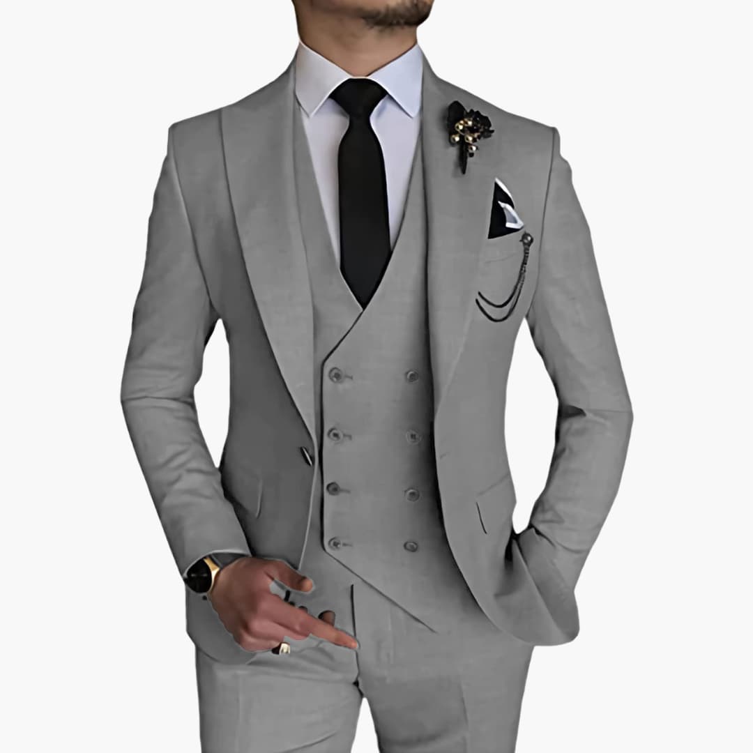 Stylisher Slim Fit Anzug - moderner Look für Herren zur Hochzeit