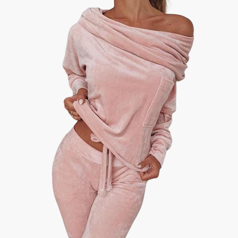 Laura | Weiches Langarmshirt und Hose für Damen