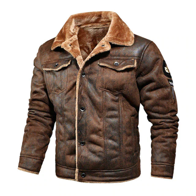 Pablo - Herren Lederjacke Schwarz