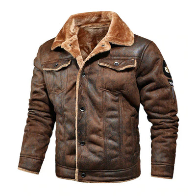 Pablo - Herren Lederjacke Schwarz