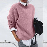Unisex Pullover | Klassisches Design | Ultrazarter Feinstrick in Rosa