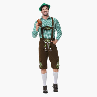 Besticktes Trachten Lederhosen Kostüm für Herren - Oktoberfest 2025