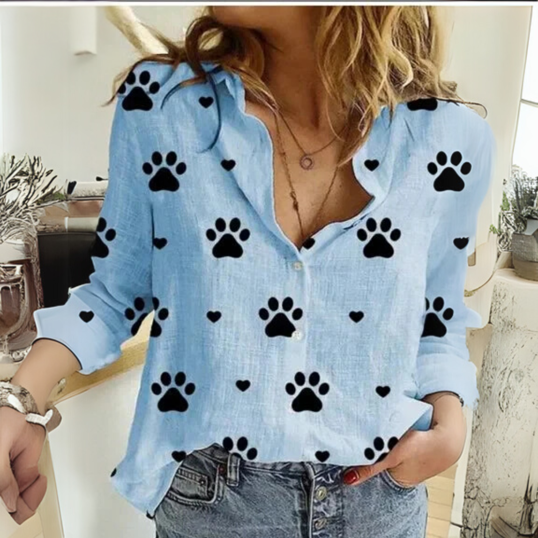 Chloe™ – Vintage Blumen Bluse