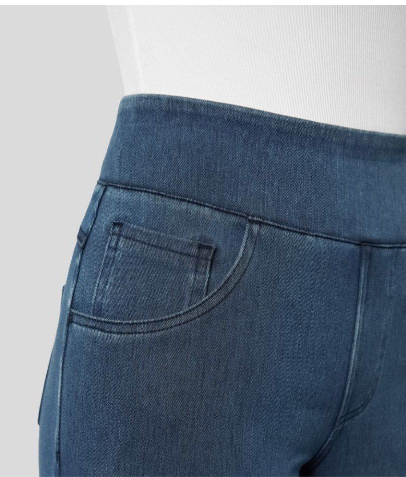 Weite High-Waist Jeans
