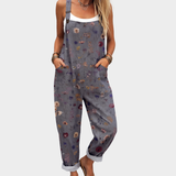 Evarielle - Softtouch-Jumpsuit in Dunkelgrau