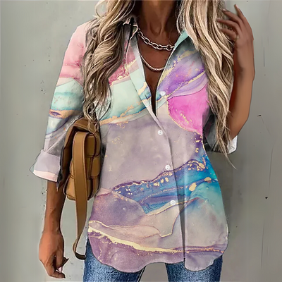 Ella™ - Lässiges Blumenoberteil