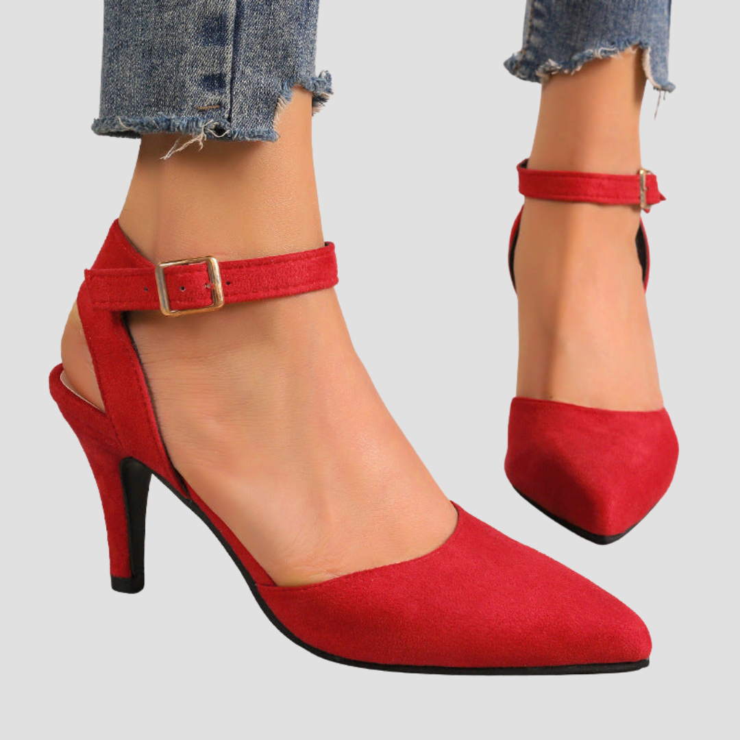 Nicole | Orthopädische Komfort-Heels mit Doppelriemen