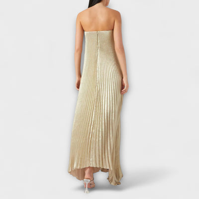 Michelle - Sweetheart Maxikleid mit Orangenblüten