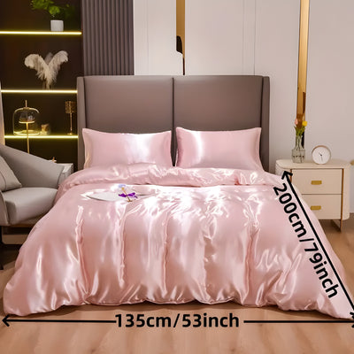 SatinNest Duvet Set - 3tlg. Satin Bettbezug Set