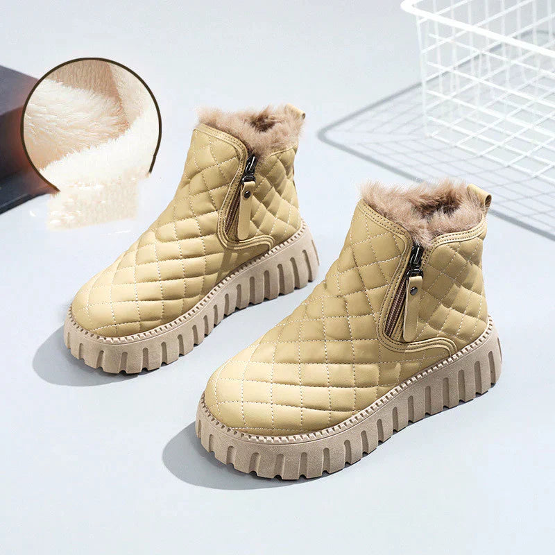 Mia - Schneestiefel Baumwolle Rutschfest