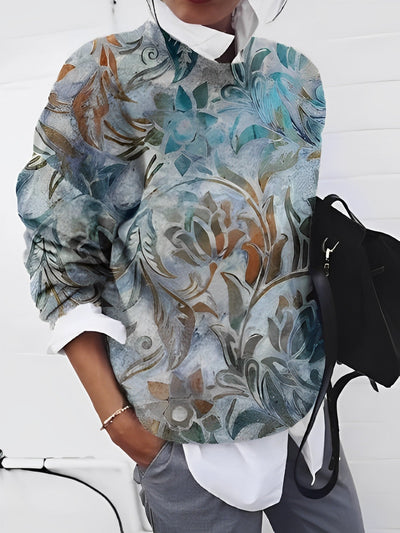Melody - modischer Pullover mit Blumenmuster