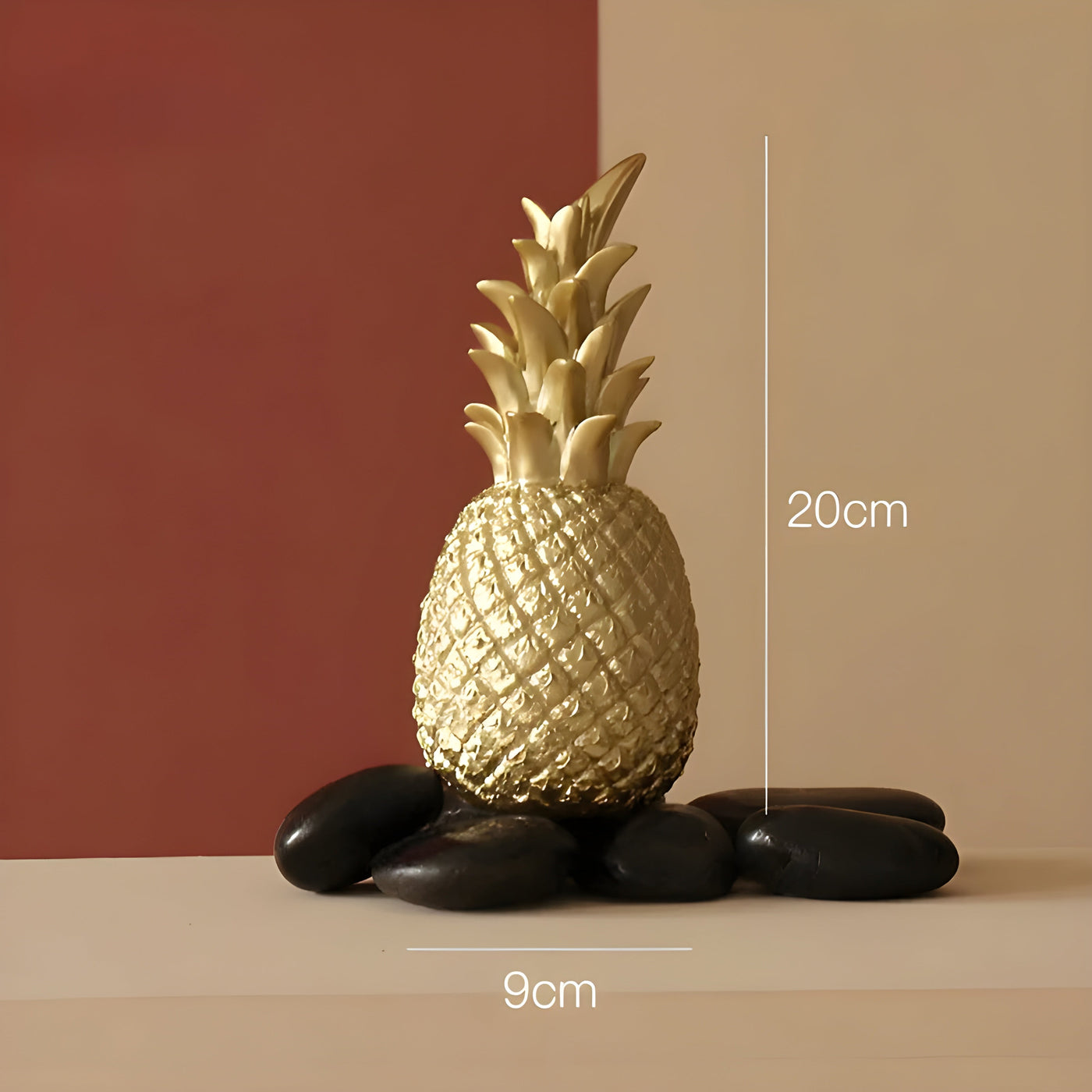 PineGlow Decor - Dekorative Ananas-Ananas-Wohnzimmer-Dekor