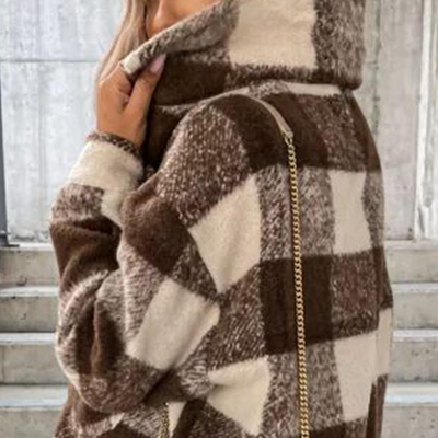 Maja - eleganter Wintermantel aus Baumwolle