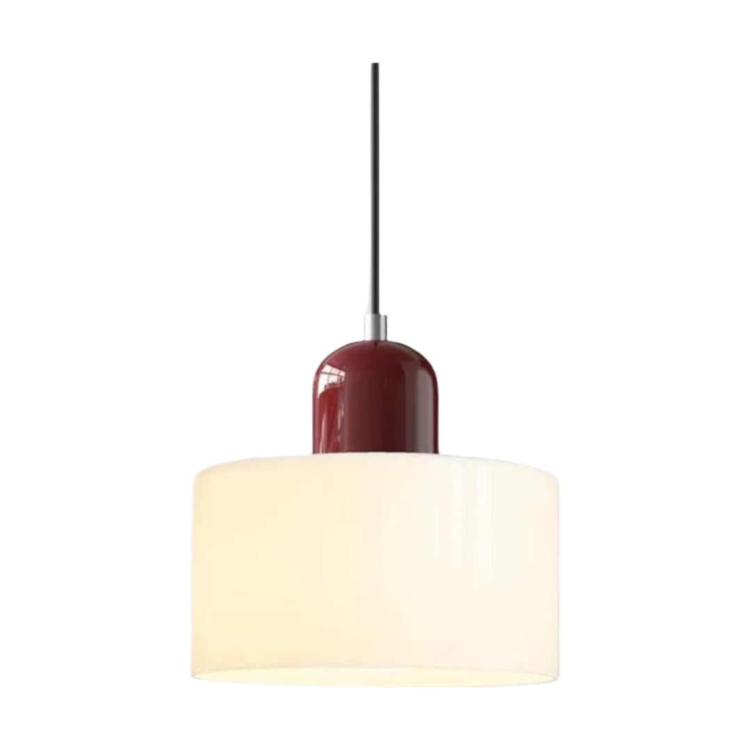 GlamorGlass Light - Europäische Retro Zylinder Pendelleuchte