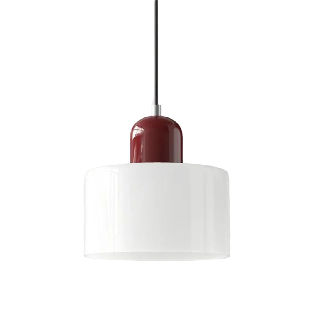 GlamorGlass Light - Europäische Retro Zylinder Pendelleuchte