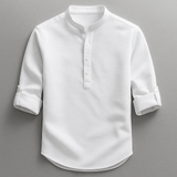 Fin | Herren Elegantes Hemd – Stilvolles Herrenhemd Elegant in Weiß