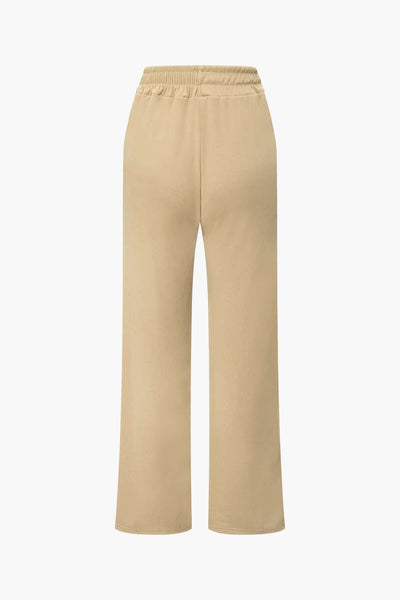 Daniela | Elegantes Zweiteiler-Set mit Asymmetrischem Oberteil & Weiten Hosen