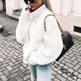 Carra | Dicker Pullover für Frauen in Weiß