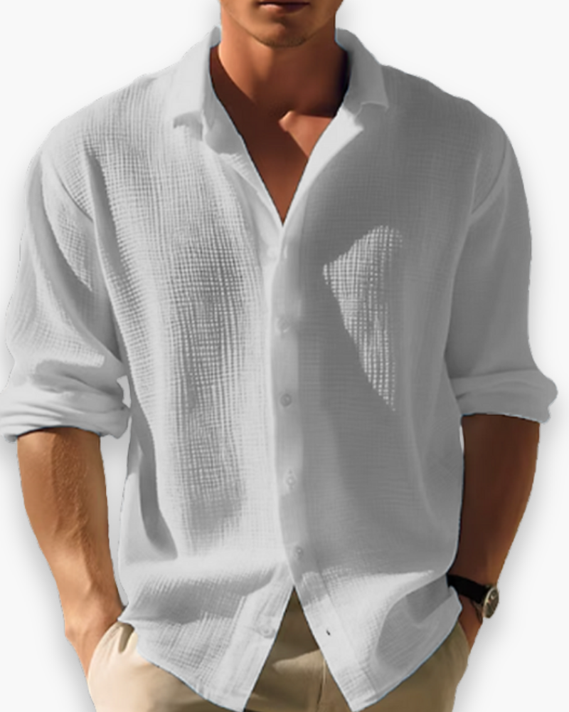 Herren Elegantes Langarm Hemd | Vielseitig