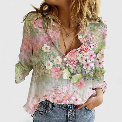 Fiona | Bluse mit Blütenprint