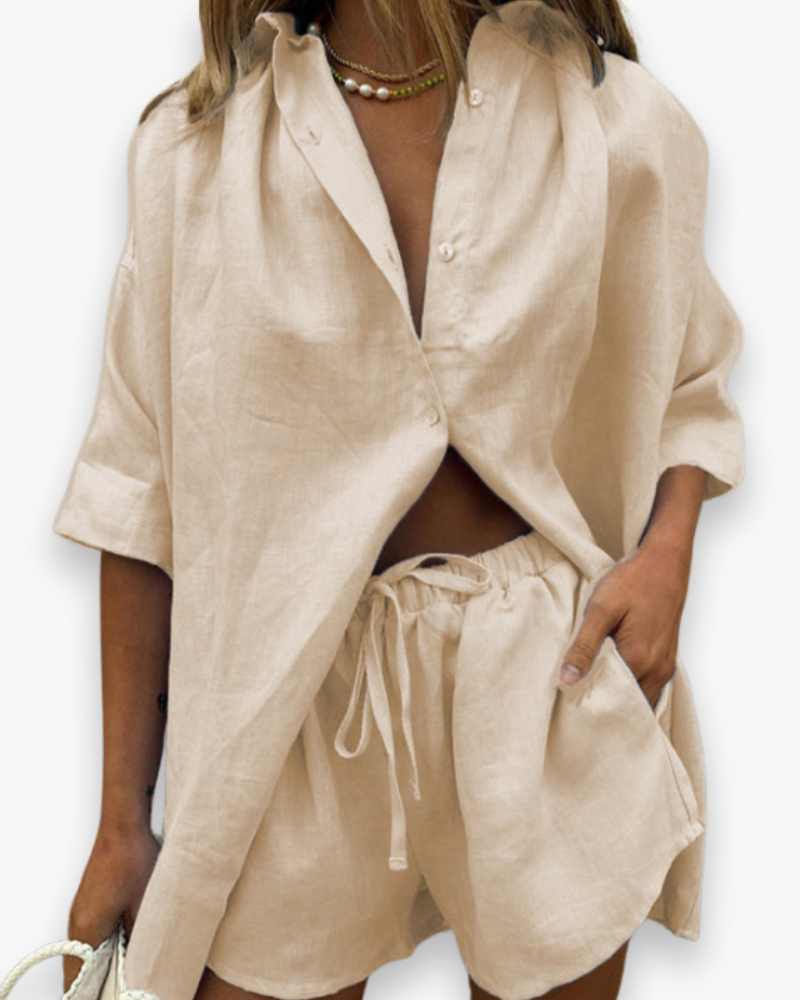 Damen Elegantes Twin Set | Zweiteiliges Set