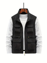 Stilvolle Outdoor Herrenweste - Thorne in Schwarz