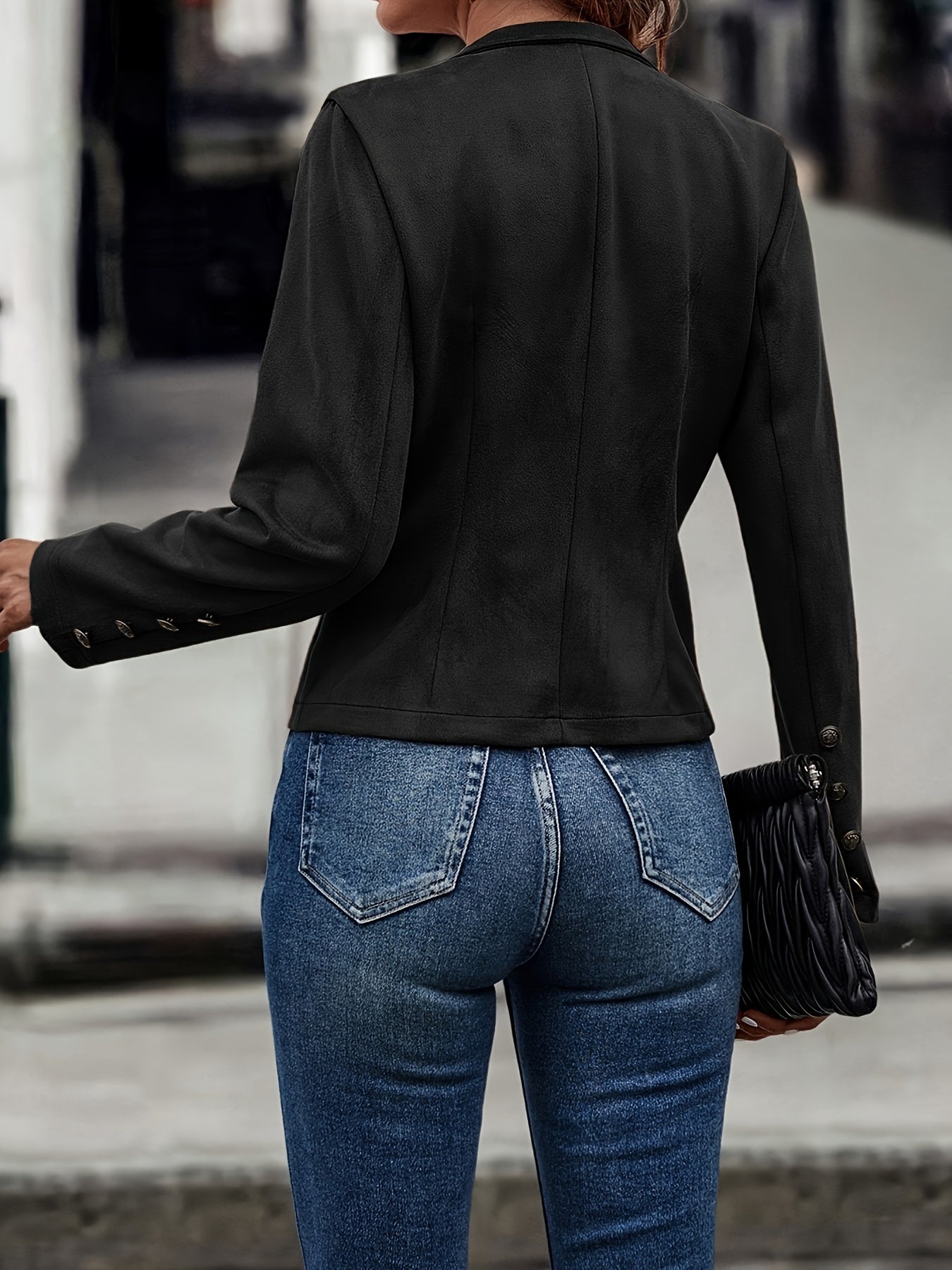 Federica - Retro Langarm Strickjacke