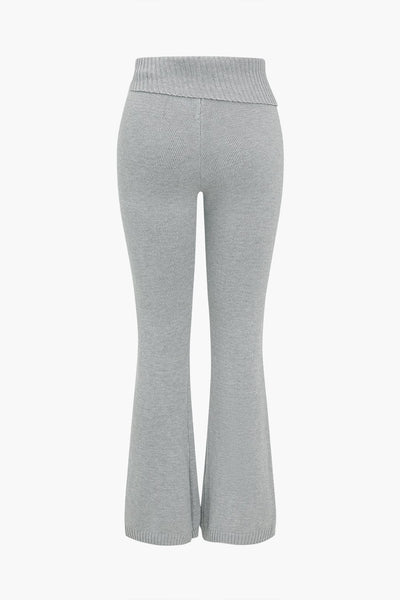 Ava | Strick-Set mit Kapuzenjacke & Schlaghose