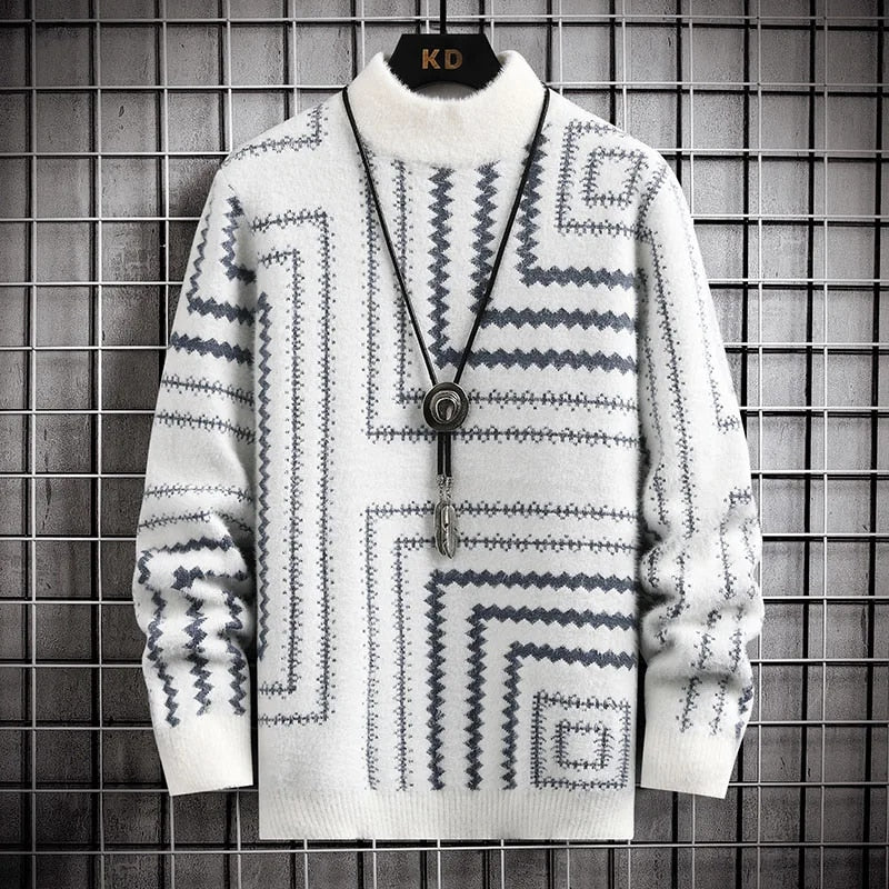 Pullover mit Rundhalsausschnitt und langen Ärmeln