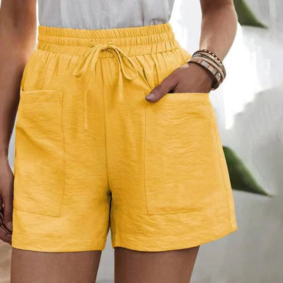Rosalie | Leinen Shorts mit Taschen