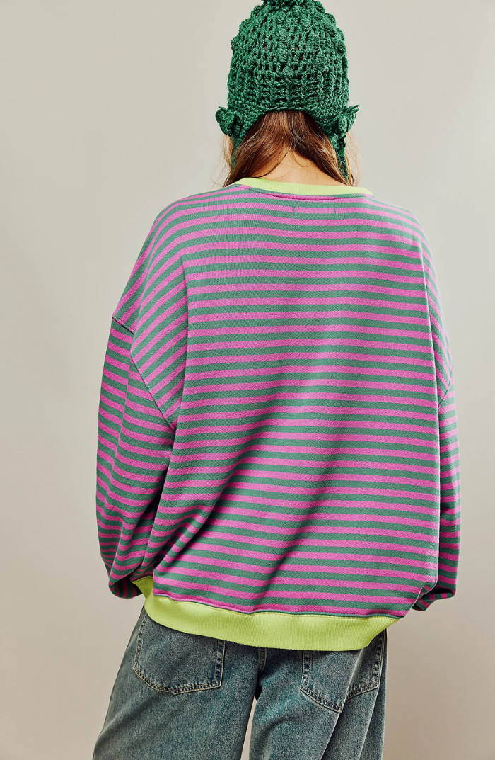 DORI | GESTREIFTER PULLOVER