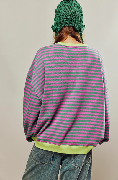 DORI | GESTREIFTER PULLOVER